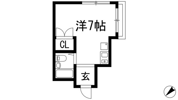 メゾン槻木の物件間取画像